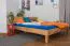 Futon Bed | Solid Oiled Beech Heartwood | 180 x 200 cm Lying Surface | Modern & Stable