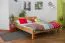 Futon Bed | Solid Oiled Beech Heartwood | 180 x 200 cm Lying Surface | Modern & Stable