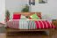 Futon Bed | Solid Oiled Beech Heartwood | 180 x 200 cm Lying Surface | Modern & Stable
