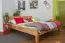 Futon Bed | Solid Oiled Beech Heartwood | 180 x 200 cm Lying Surface | Modern & Stable