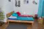 Futon Bed | Solid Oiled Beech Heartwood | 180 x 200 cm Lying Surface | Modern & Stable