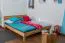 Futon Bed | Solid Oiled Beech Heartwood | 180 x 200 cm Lying Surface | Modern & Stable