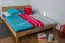 Futon Bed | Solid Oiled Beech Heartwood | 180 x 200 cm Lying Surface | Modern & Stable