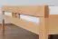 Youth Bed Easy Premium Line K8/1 | 180 x 200 cm | Solid Beech Wood | Natural Finish | Modern Design | Enhanced Stability