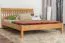 Double bed / guest bed Wooden Nature 142 solid natural beech - 160 x 200 cm (W x L)