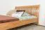 Double bed / guest bed Wooden Nature 142 solid natural beech - 160 x 200 cm (W x L)