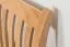 Double bed / guest bed Wooden Nature 142 solid natural beech - 160 x 200 cm (W x L)