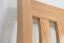 Double bed / guest bed Wooden Nature 142 solid natural beech - 160 x 200 cm (W x L)