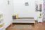 Children's Bed / Youth Bed Solid Pine Wood White Lacquered A9 | 90 x 200 cm | Includes Slatted Frame