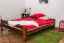 Youth Bed Solid Pine Walnut A11 | Slatted Frame Included | 160 x 200 cm | Modern Design & Stability