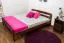 Youth Bed Solid Pine Walnut A6 | Slatted Frame Included | 160 x 200 cm | Modern Design | Premium Craftsmanship