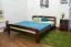 Youth Bed Solid Pine Walnut A6 | Slatted Frame Included | 160 x 200 cm | Modern Design | Premium Craftsmanship