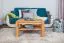 Solid Beech Coffee Table | Natural Finish | 80 x 80 x 45 cm | Modern Design | Wooden Nature 122