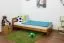 Children's Bed / Youth Bed Solid Pine Wood Oak A7 | 90 x 200 cm | Slatted Frame Included | Modern Design