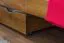 Drawer for Bed | Solid Pine Wood Oak Finish | 18.50 x 97.50 x 57 cm | Easy-Glide Storage Solution