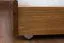Drawer for Bed | Solid Pine Wood Oak Finish | 18.50 x 97.50 x 57 cm | Easy-Glide Storage Solution