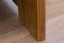 Single bed / guest bed solid oak pine A24, incl. slatted frame - dimensions 90 x 200 cm