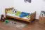 Children's & Youth Bed Solid Pine Oak Color A22 | Includes Slatted Frame | 90 x 200 cm