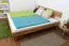 Futon Bed Solid Wood Wooden Nature 03 | Oiled Oak | 200 x 200 cm | Modern Design | Superior Stability