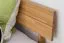 Sturdy futon bed / youth bed Wooden Nature 01, solid oiled oak, lying surface 160 x 200 cm, very good quality and high-quality workmanship
