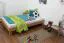 Futon Bed Solid Wood Wooden Nature 04 | Oiled Oak | 120 x 200 cm Lying Surface | Modern Design | Sturdy Construction
