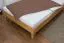 Futon Bed Solid Wood Wooden Nature 03 | Oiled Oak | 120 x 200 cm | Modern Design & Stability