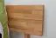 Futon Bed | Solid Wood | Oiled Beech Heartwood | 90 x 200 cm Mattress Base | Modern Minimalist Design