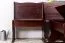 Corner Bench Solid Pine Wood Walnut Junco 243 | L-Shaped | 84 x 110 x 152 cm | 45 cm Seat Height