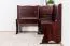 Corner Bench Solid Pine Wood Walnut Junco 243 | L-Shaped | 84 x 110 x 152 cm | 45 cm Seat Height