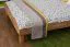 Futon Bed Solid Wood | Wooden Nature 03 | Oiled Beech Heartwood | 140 x 200 cm Mattress Base