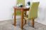 Round Rustic Pine & Oak Table Junco 234B | Solid Wood | Diameter 80 cm | Modern Design