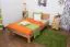 Wooden Nature 02 youth bed in solid oiled beech heartwood - Lying surface 120 x 200 cm (W x L)