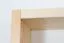 Wall shelf solid, natural pine wood Junco 283B - Dimensions 25 x 25 x 12 cm