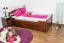 Children's Bed & Youth Bed Easy Premium Line K1/2h | Second Pull-Out Bed | Solid Beech Wood | 90 x 200 cm | Dark Brown