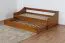 Youth Bed Oak Rustic 93 | Solid Pine Wood | 90 x 200 cm | Includes Slatted Frame | Modern Functional Design