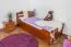 Children’s Bed & Youth Bed "Easy Premium Line" K1/2h | 2nd Pull-Out Bed & 2 Cover Panels | 90 x 200 cm | Solid Beech | Cherry Red Lacquered