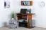 Desk Junco 197 | Solid Pine Wood | Oak Rustic Finish | 75 x 100 x 60 cm | Mobile & Space-Saving