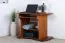 Desk Junco 197 | Solid Pine Wood | Oak Rustic Finish | 75 x 100 x 60 cm | Mobile & Space-Saving