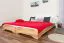 Single bed / Stacking bed Wooden Nature 423, solid beech heartwood nature oiled - 90 x 200 cm (W x L)