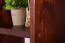 Suspended Wall Shelf Solid Pine Wood | Walnut Colour | Junco 285 | 33 x 162 x 20 cm | Modern 3-Compartment Rack