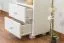 Nightstand Solid Pine | White Lacquered | Modern Design | 60 x 43 x 33 cm | 005