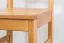 Solid Pine Wood Chair | Stylish Alder Finish | Junco 248 | 91 x 35 x 44 cm