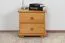 Bedside Table Solid Pine Wood | Alder Colours Junco 133 | 41 x 42 x 35 cm | 2 Drawers
