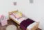 Children's Bed / Youth Bed Solid Beech Wood Natural 118 | 80 x 200 cm | Slatted Frame Included