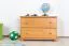 Chest of drawers/bed side table pine solid wood alder color Junco 152 – Dimensions: 55 x 80 x 42 cm (H x W x D)
