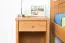 Night Dresser Pine Solid wood Alder color Junco 127 - Dimension: 44 x 40 x 35 cm (H x W x D)