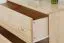 Chest of Drawers Solid Pine | Natural Wood Finish | Junco 165 | 100 x 80 x 42 cm | Modern Storage