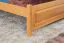 Kid /Youth Bed pine solid wood Alder color 78, incl. Slat Grate - 100 x 200 cm