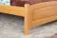 Kid/Youth Bed pine solid wood Alder color 80, incl. Slat Grate - 100 x 200 cm