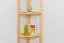 Solid Pine Corner Shelf Natural 005 | 150 x 30 x 30 cm | Modern Design | 3 Compartments